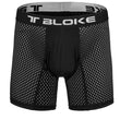 Load image into Gallery viewer, Men’s Black Mesh Boxer Briefs