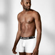 Load image into Gallery viewer, Men's White Mesh Boxer Briefs