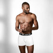 Load image into Gallery viewer, Men's White Mesh Boxer Briefs