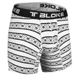 Load image into Gallery viewer, Men’s White/Black Printed Boxer Briefs