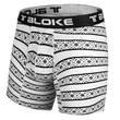 Load image into Gallery viewer, Men’s White/Black Printed Boxer Briefs
