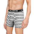 Load image into Gallery viewer, Men’s White/Black Printed Boxer Briefs