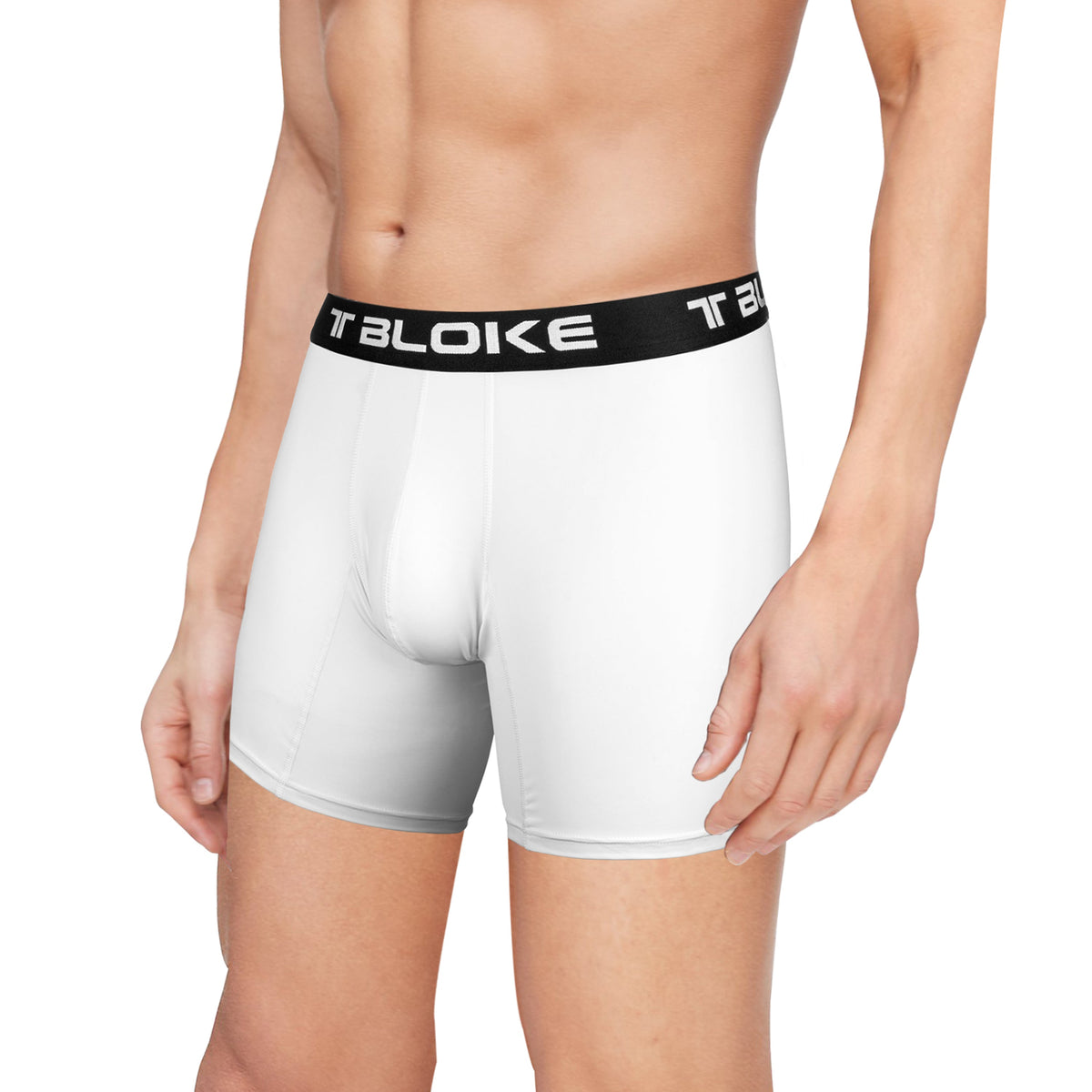 Buy Men's White Boxer Briefs, White Boxer Shorts